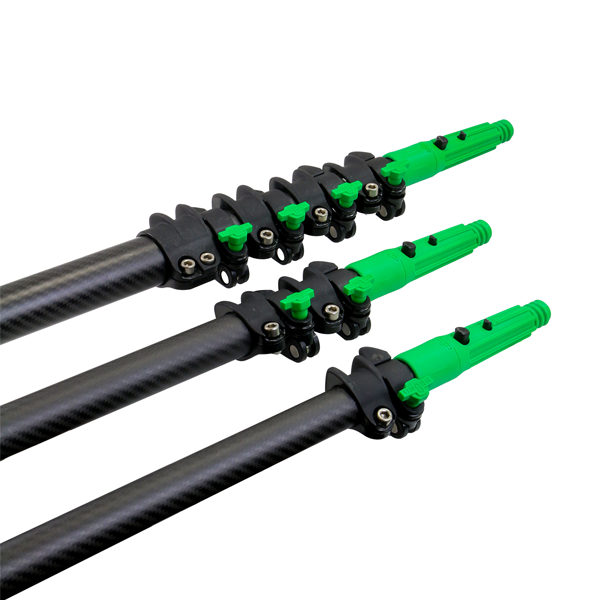 andoer carbon fiber fish pole Unger CP250 nLITE 8' Telescoping 2-Section Carbon Fiber Trad Pole
