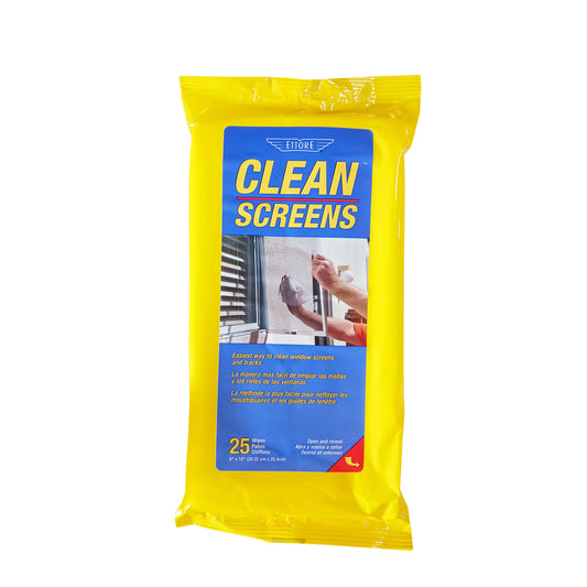 Ettore Clean Screen Wipes (25 Pack)
