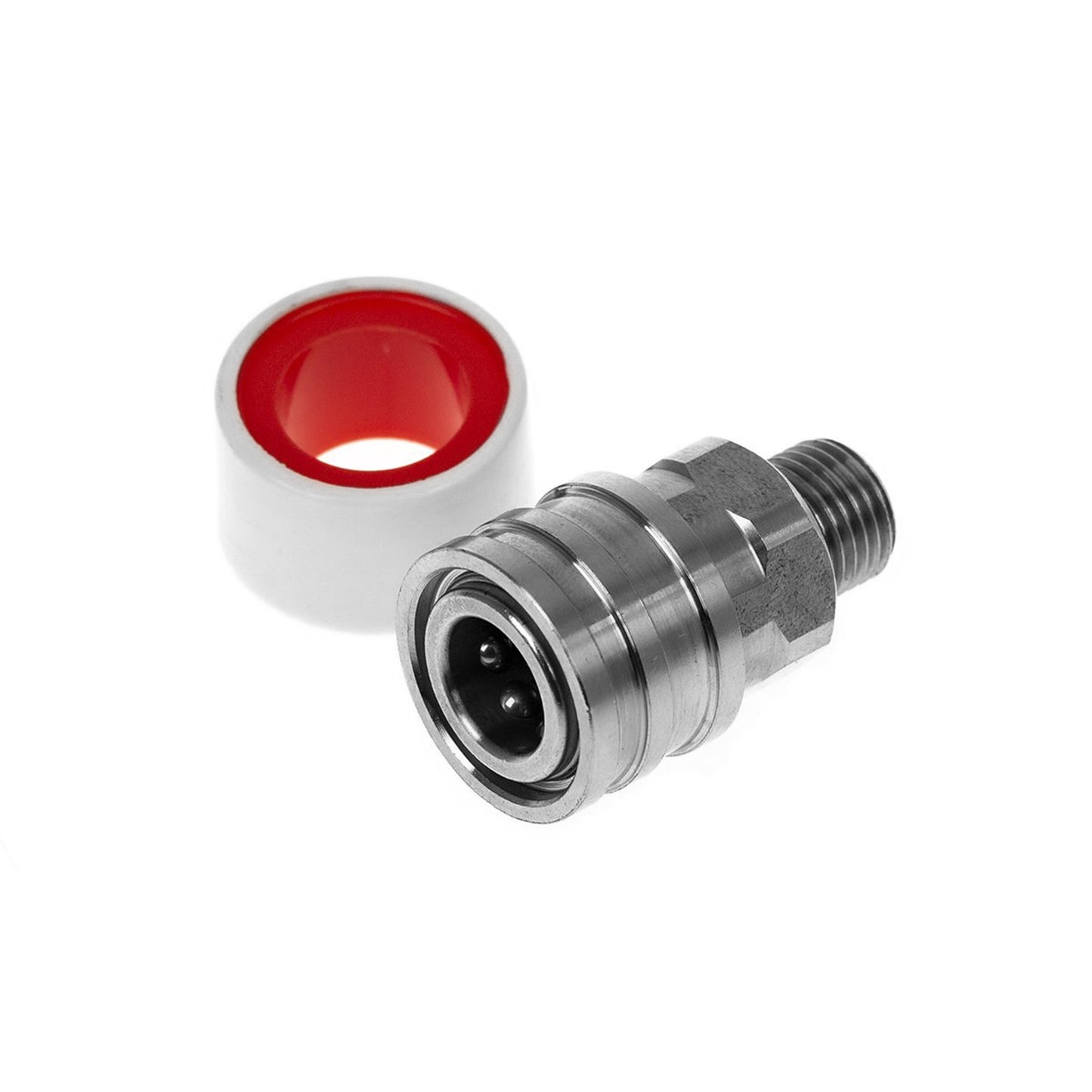 Gardiner High Pressure 1/4" Female Coupling to 1/4" Male BSP Thread