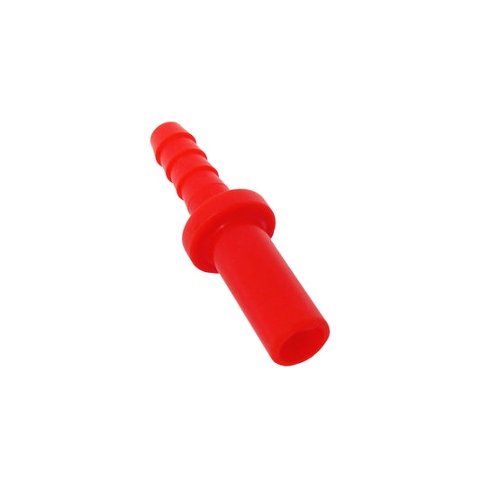 Red push-fit 8mm stem to 5mm barb
