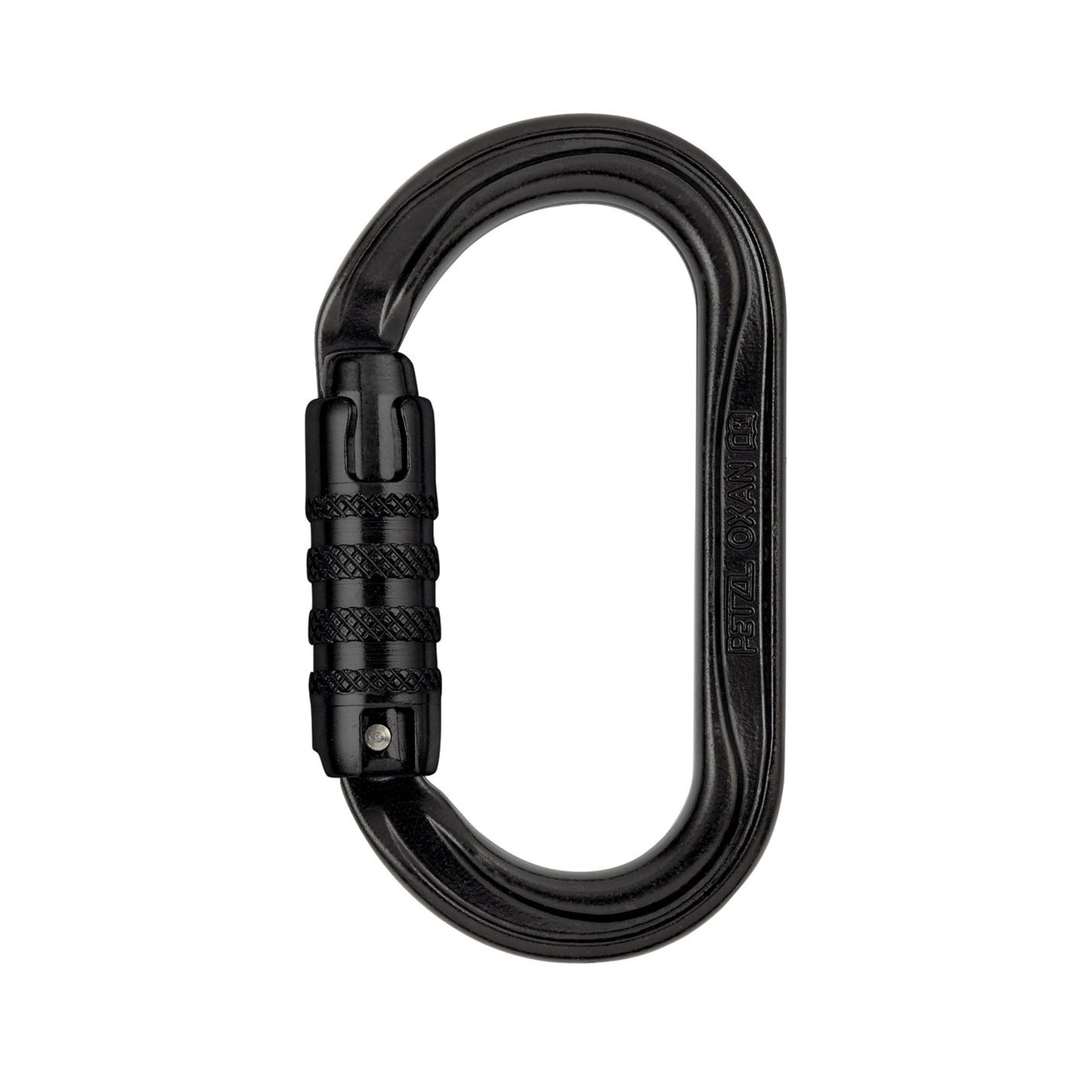 Petzl Oxan Triact-Lock Black Steel ANSI Carabiner