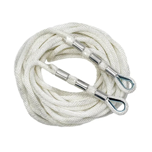 Sky Genie 1/2 Inch White Rope w/Thimbled Eye on each end 600 Feet
