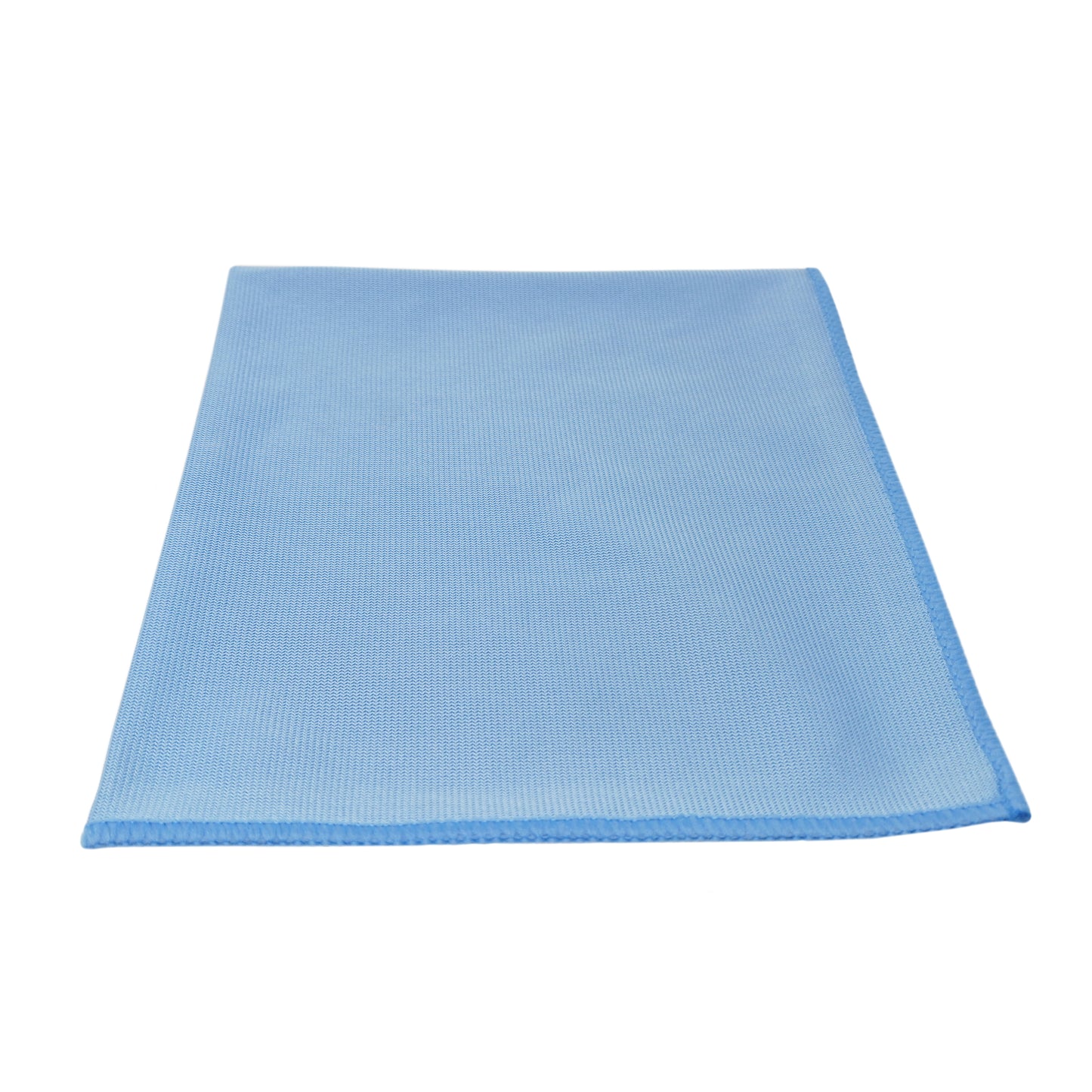 Microfiber Smooth Glass Cloth (Blue 16 x 16)