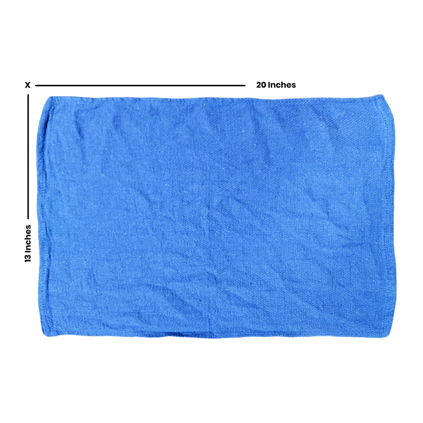New Pre Washed Blue Huck Towel
