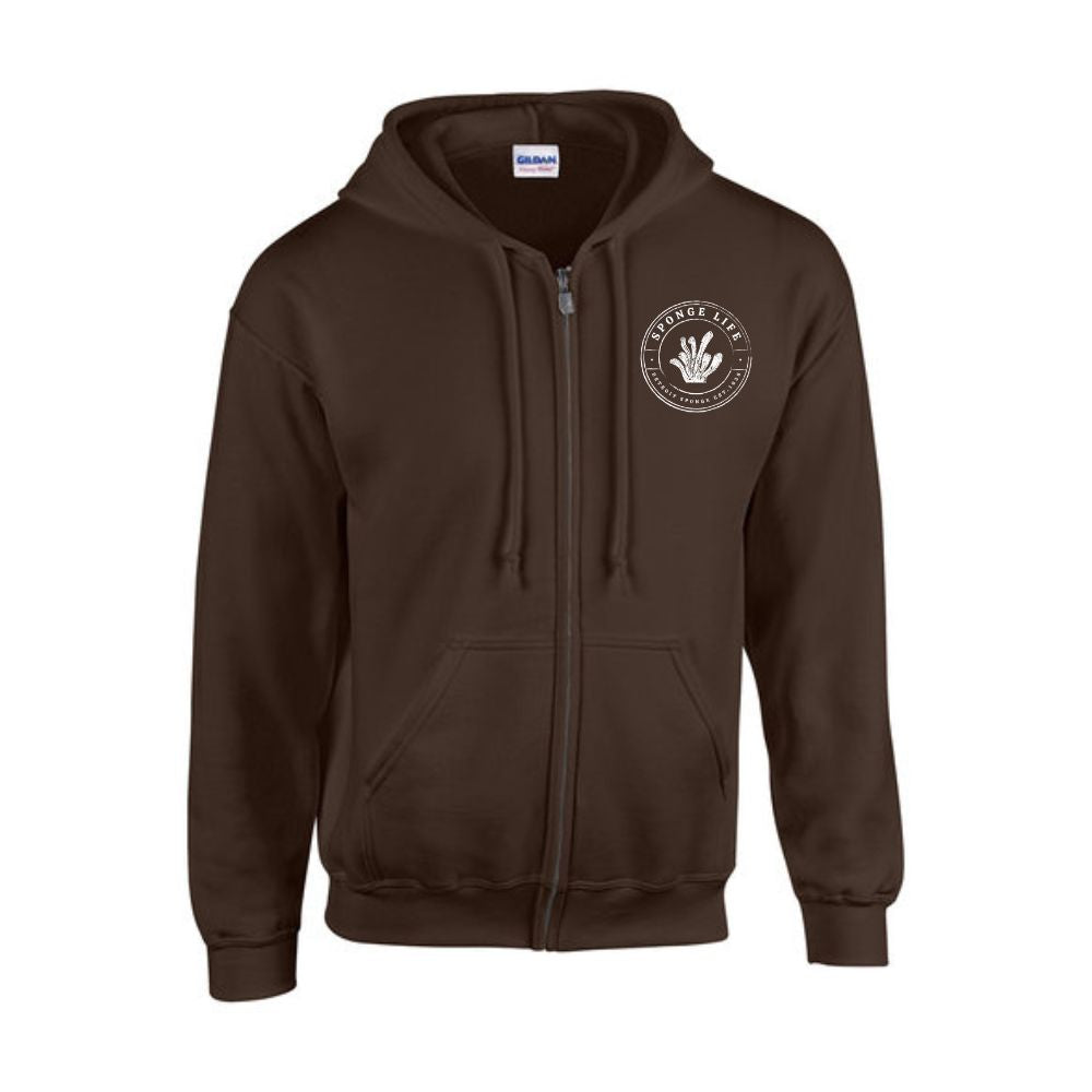 Sponge Life full Zipper Hooded Sweat Shirt