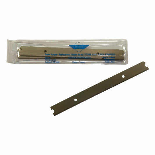 Ettore Replacement Super Scraper 6 Inch Blades (10-pack)