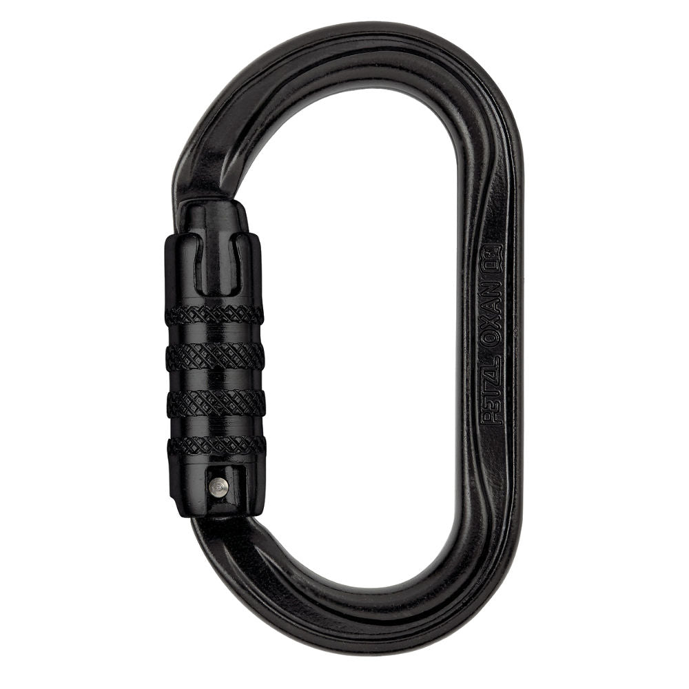Petzl Oxan Triact-Lock Black Steel ANSI Carabiner
