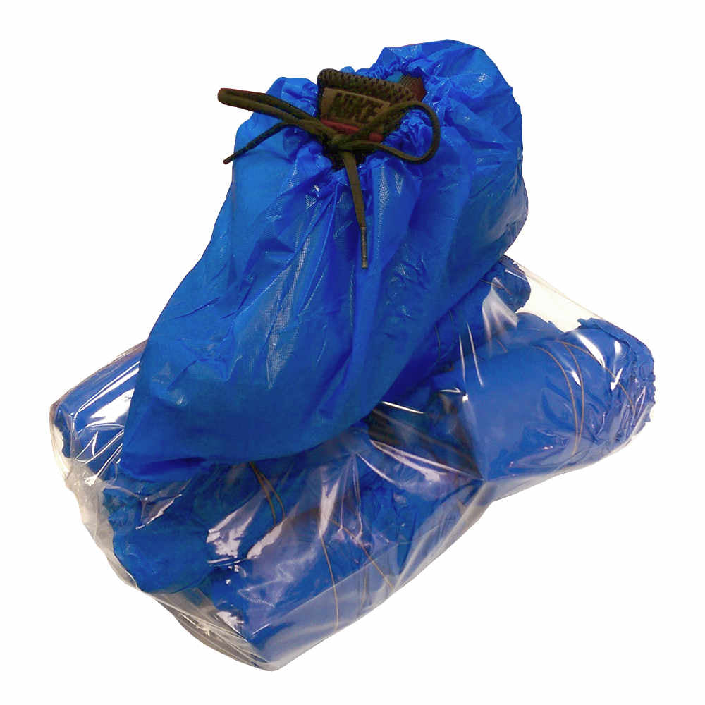 Reusable Plastic Shoe Covers (50 Pairs)