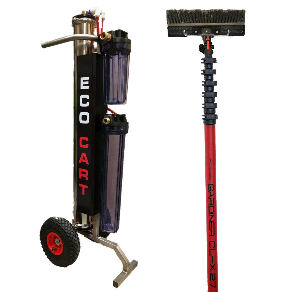 HydroSphere EcoCart with 27ft Gardiner CLX Waterpole Complete Package