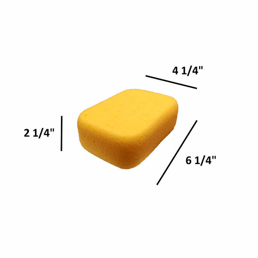 #SO2 6.25x4.25x2.25 Inch Rectangular Fine Pore Hydrophilic Sponge
