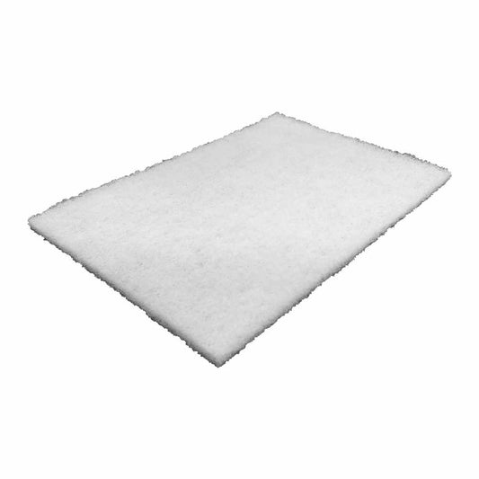 6x9 Inch Thin White Scrub Pads (10 Pack)