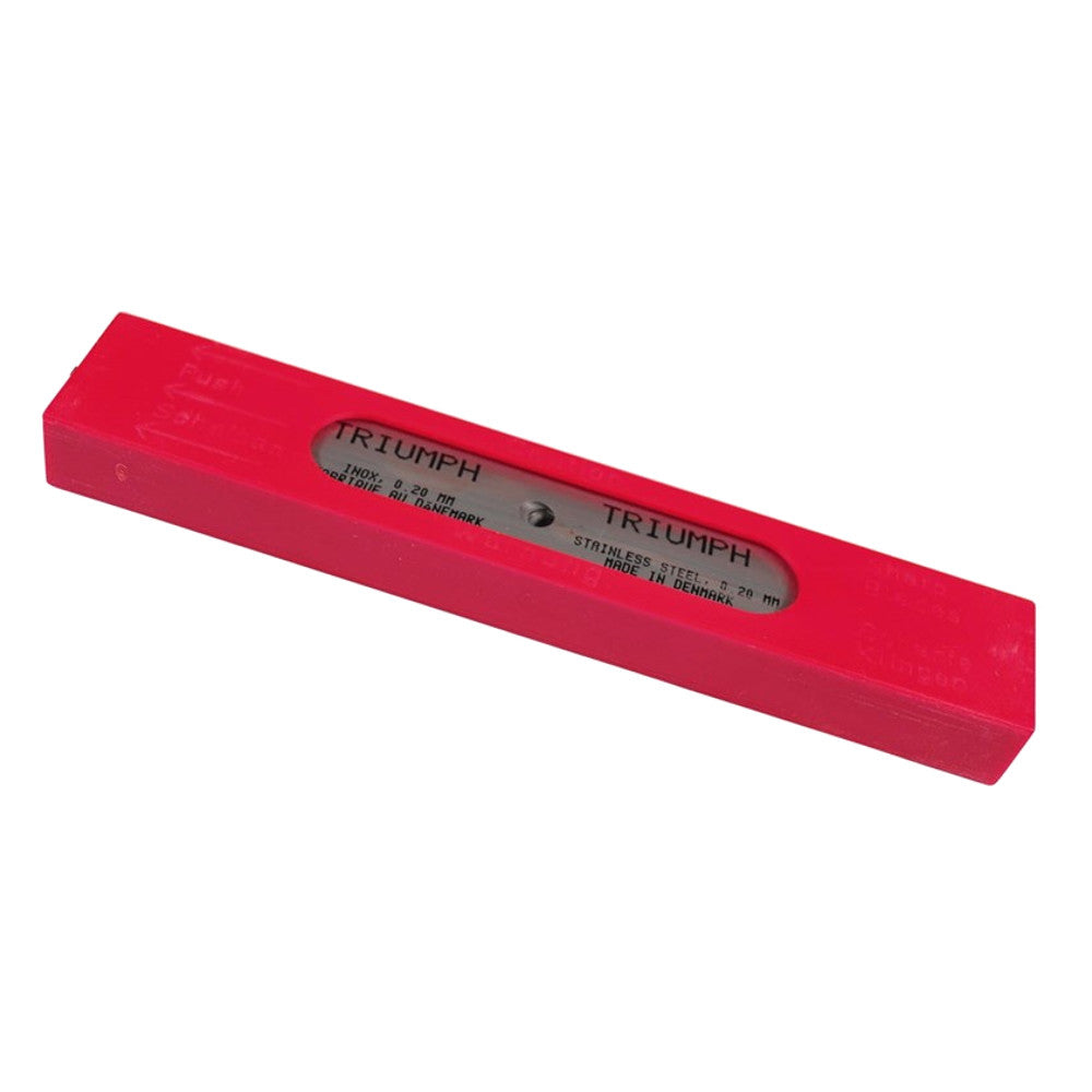 Triumph Heavy Triumph Replacement Heavy Duty Stainless Steel Blades 6 Inch 0.20mm Thick in Red Box (25-pack)