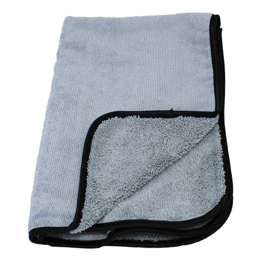 16 x 24 Inch Grey Super Thirsty Terry Towel-Style Microfiber Cloth