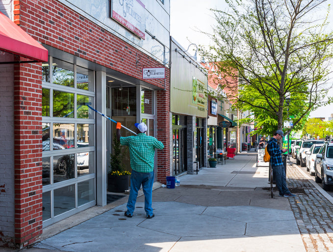 store front window cleaning