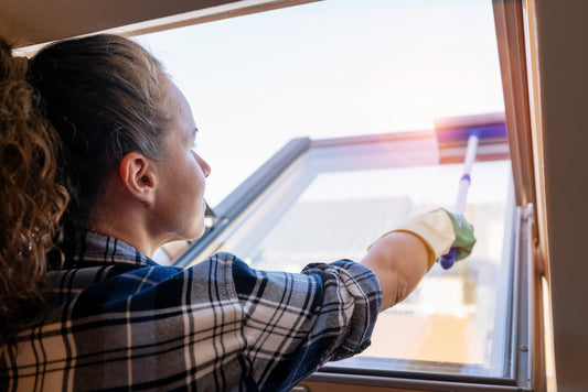 How to Clean Skylights and Hard-Angled Windows Using the Right Attachments