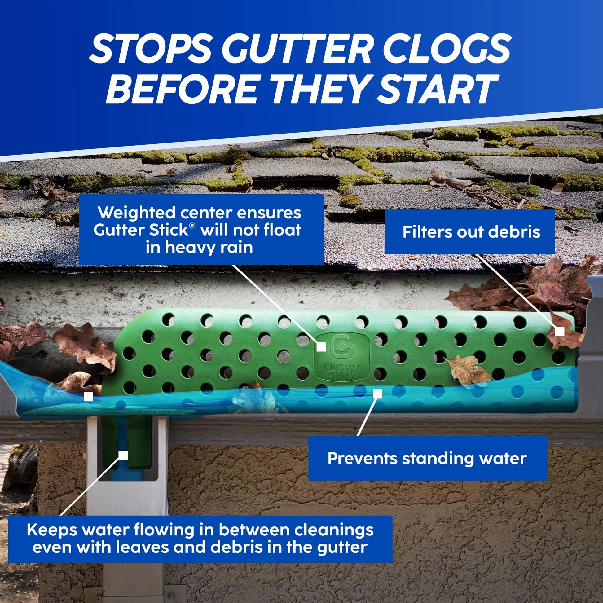 Window Cleaning Supplies | Gutter Stick| Detroit Sponge