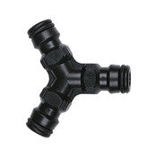 3-way Y-fitting Male Quick Connect Splitter Coupling
