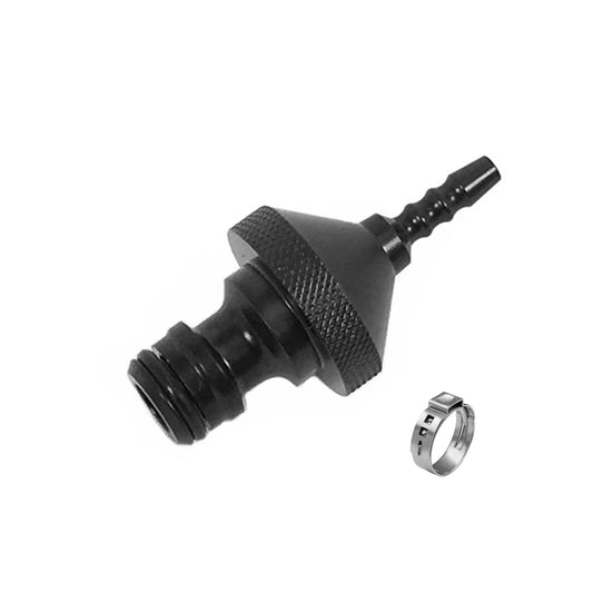 Gardiner Anti-Snag Pole Hose Plug to 5mm Barb with 10mm hose clamp