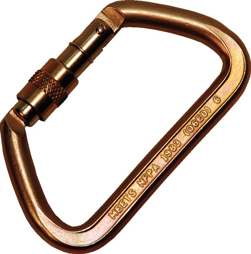 Screwgate (2 Stage) Steel 4.85" x 2.85" Caribiner