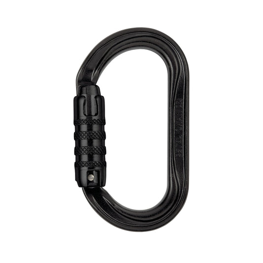 Petzl Oxan Triact-Lock Black Steel ANSI Carabiner