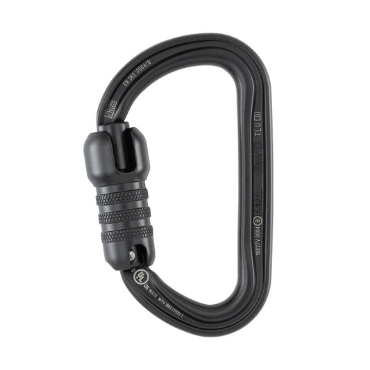 Petzl Bm’D Triact-Lock Black Aluminum ANSI Carabiner