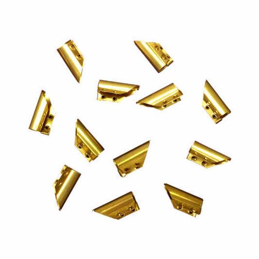 Pulex Brass End Clips (One Dozen)