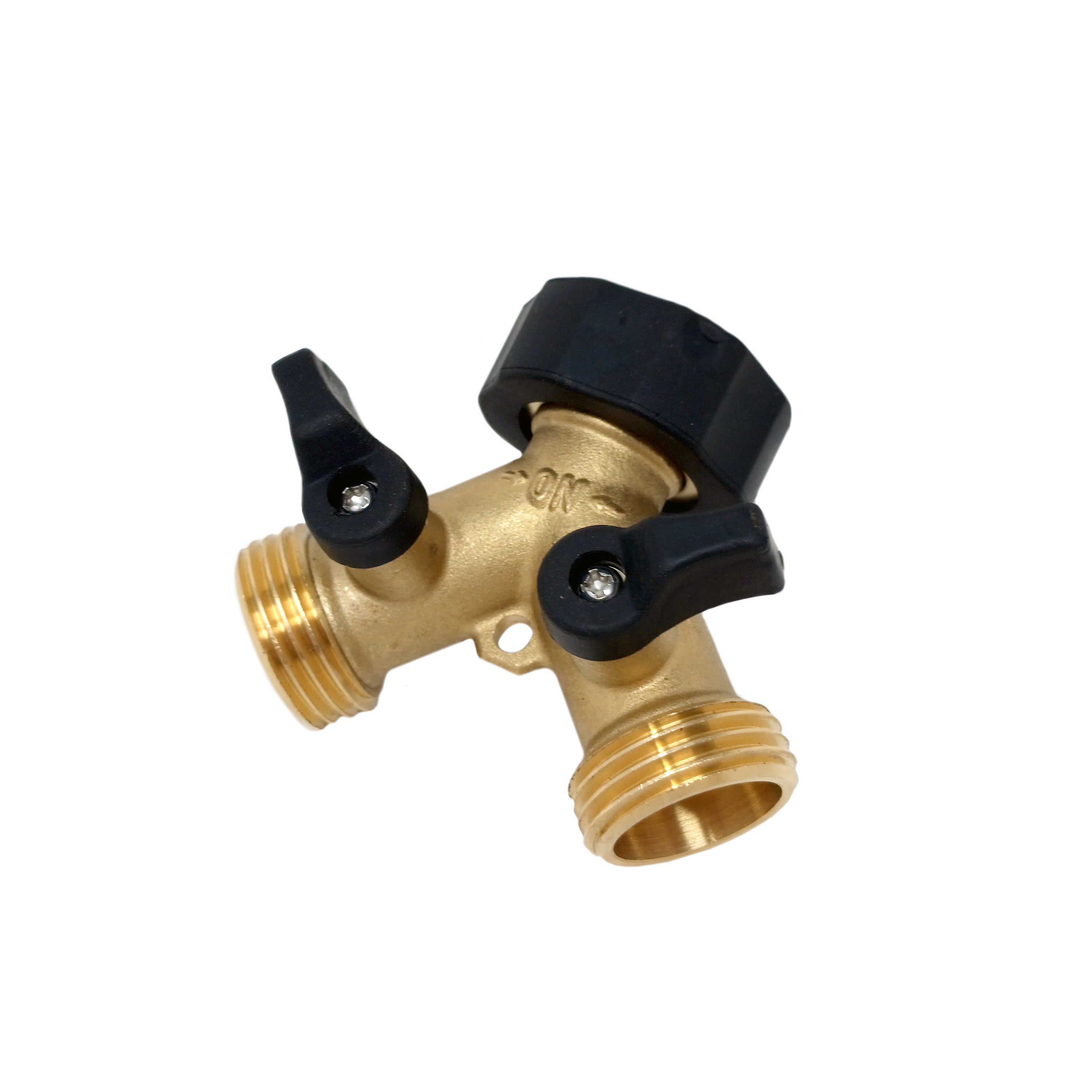 4-Pack 3/4 Inch Brass Garden Hose Adapters, Includes Double Female & Double Male Connectors