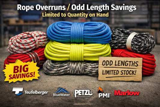 Rope Overruns / Odd length savings -- Limited to quantity on hand