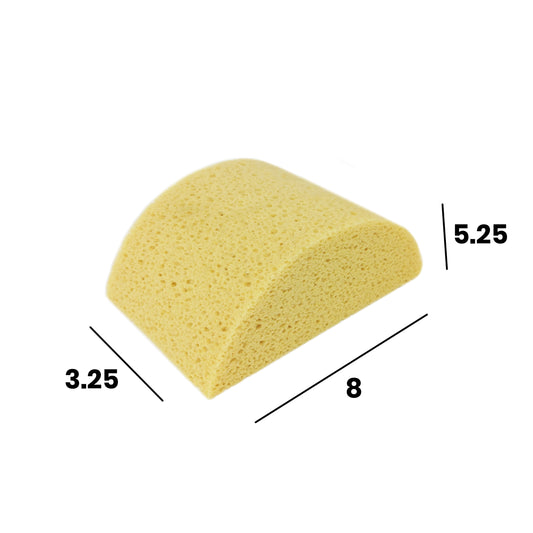 #758 8x5.25x3.25 Inch Half-Moon Honeycomb Hydrophilic Sponge