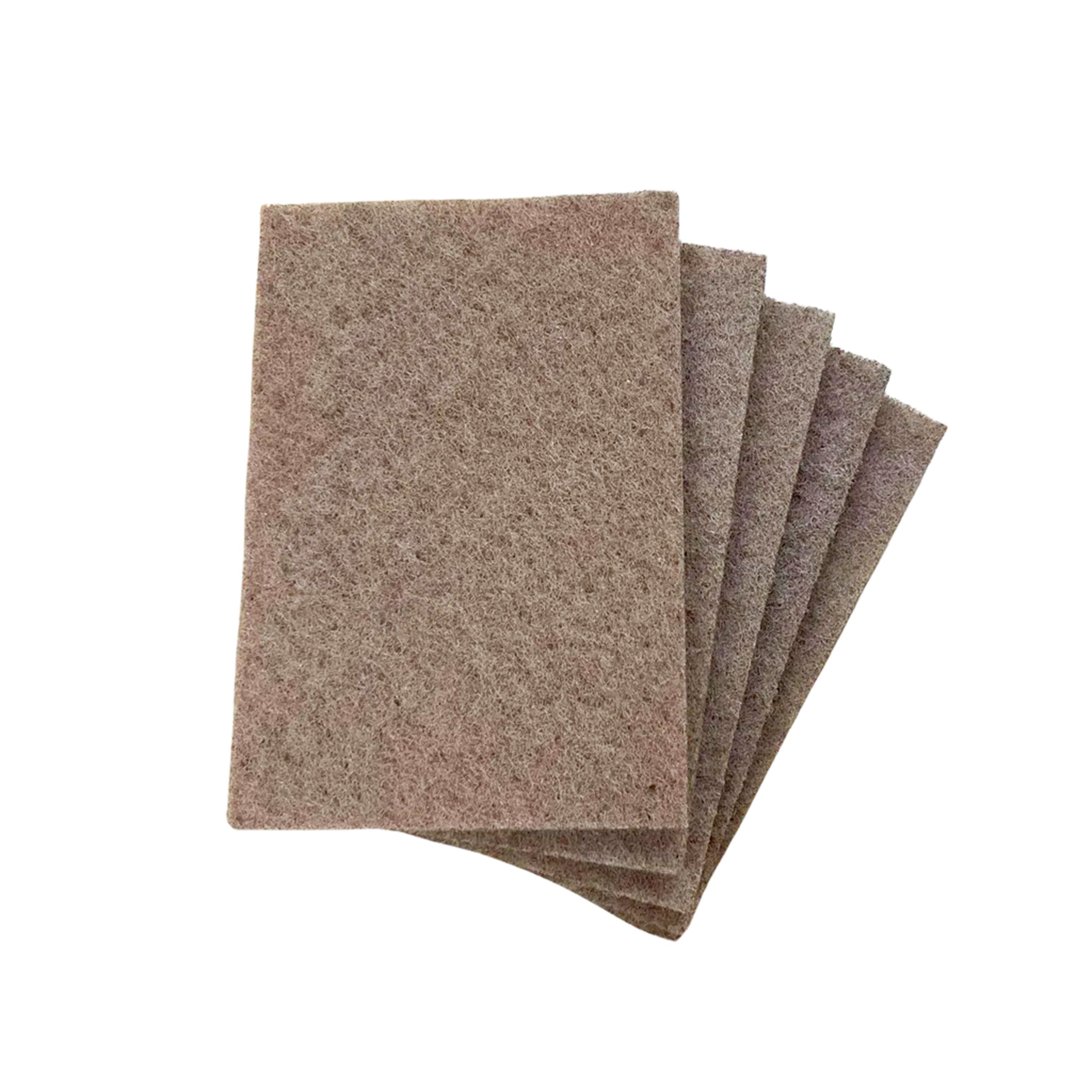 6x9 Thin Walnut Scrub Pads | Detroit Sponge