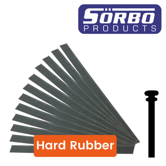 Sorbo FIRM90 Replacement Squeegee Rubber (Dozen Pack)