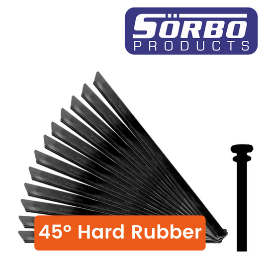 Sorbo FIRM45 Replacement Squeegee Rubber (Dozen Pack)