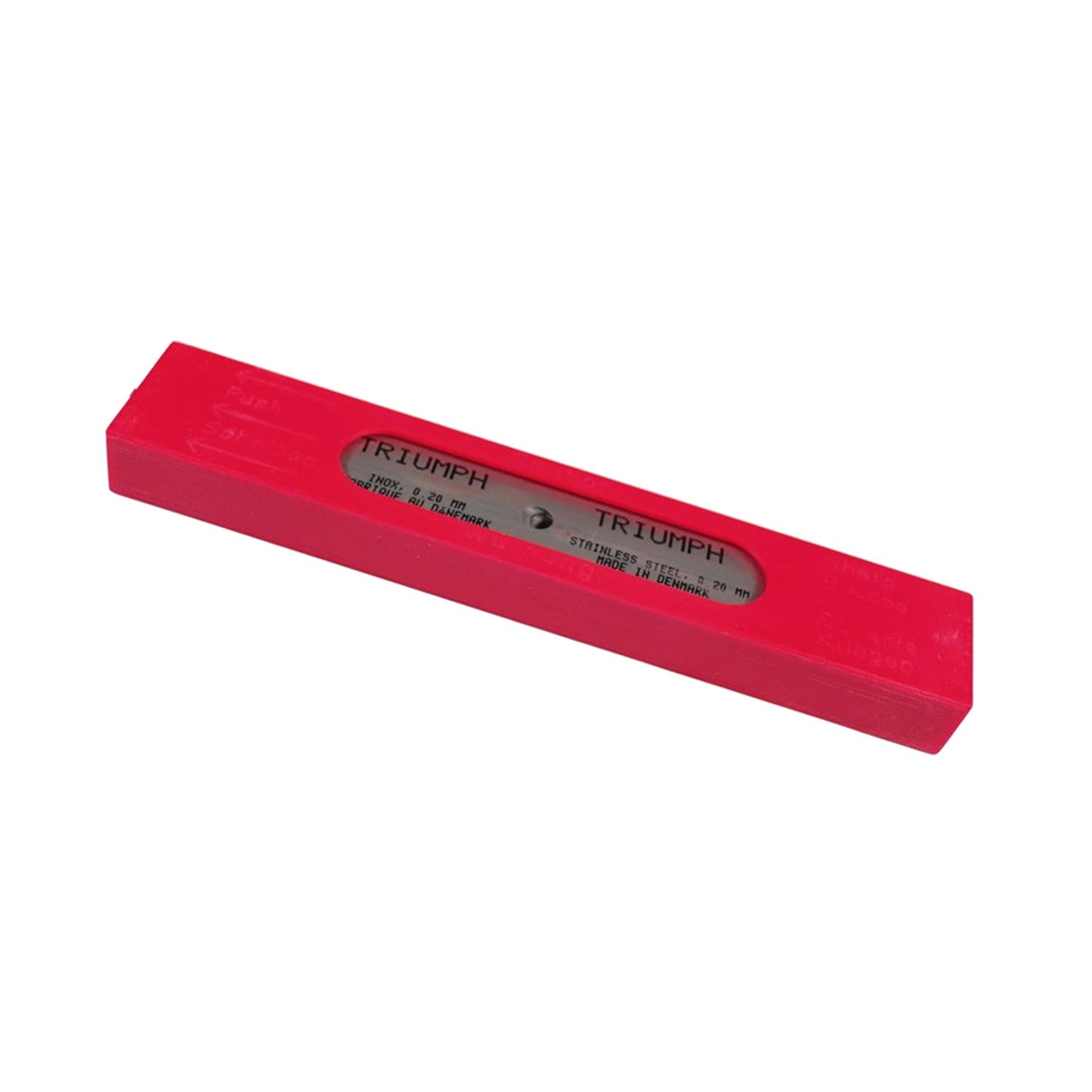 Triumph Heavy Triumph Replacement Heavy Duty Stainless Steel Blades 6 Inch 0.20mm Thick in Red Box (25-pack)