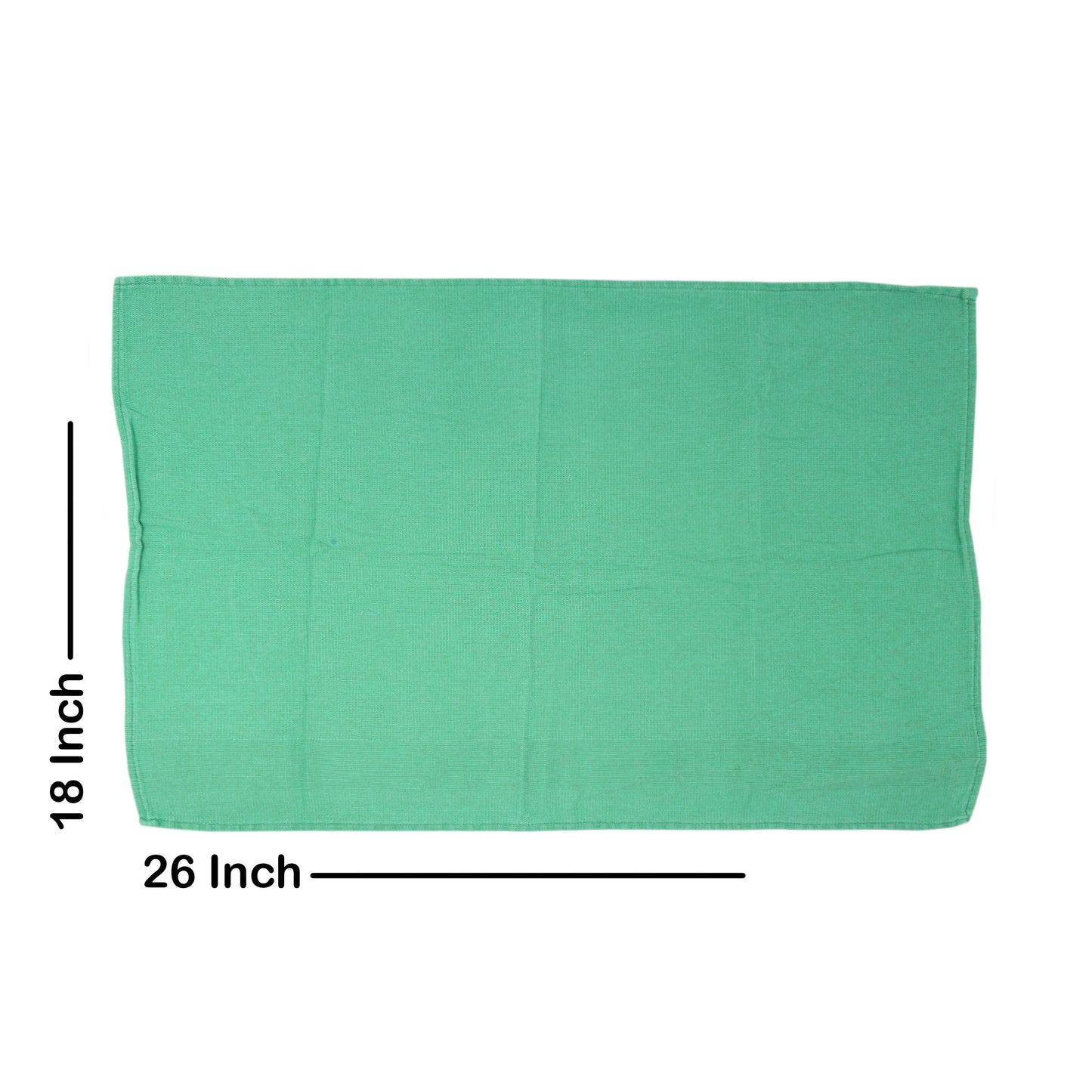 Green Recycled Huck Towels