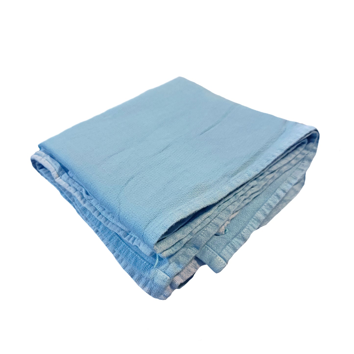 Heavy-weight Blue & Green Recycled Huck Towels