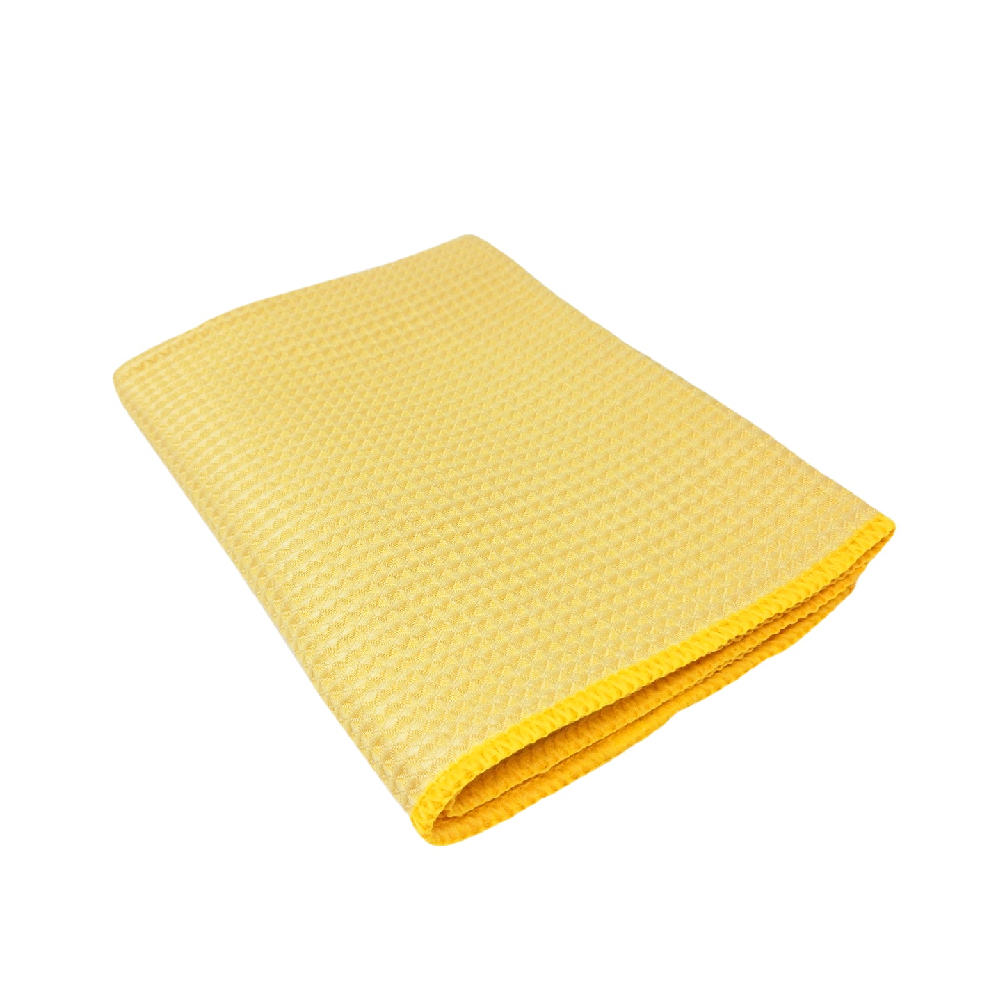 Microfiber Soft Waffle Textured Cloth (Gold 16 x 25)
