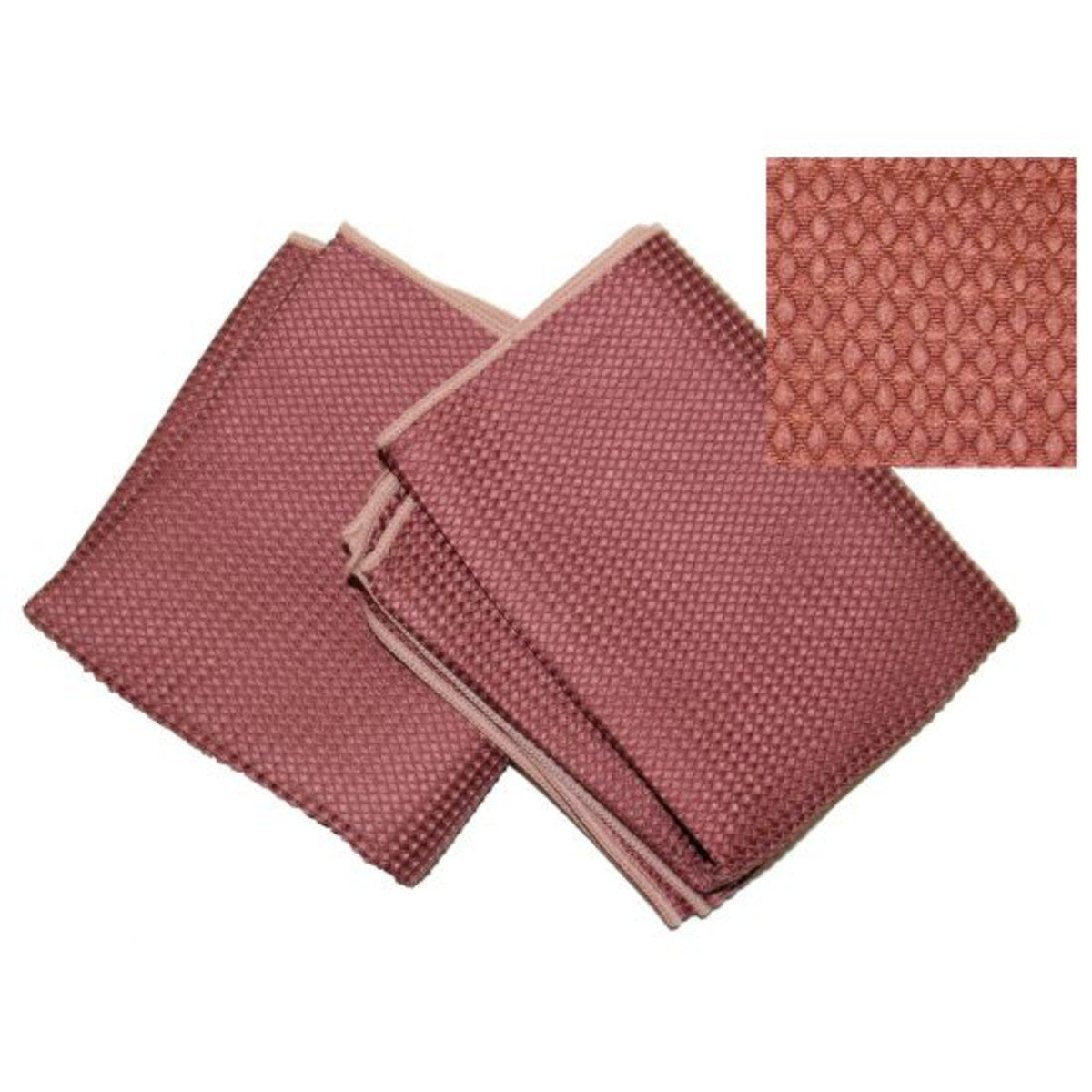 15 x 25 Inch Red Microfiber Waffle Textured Cloth