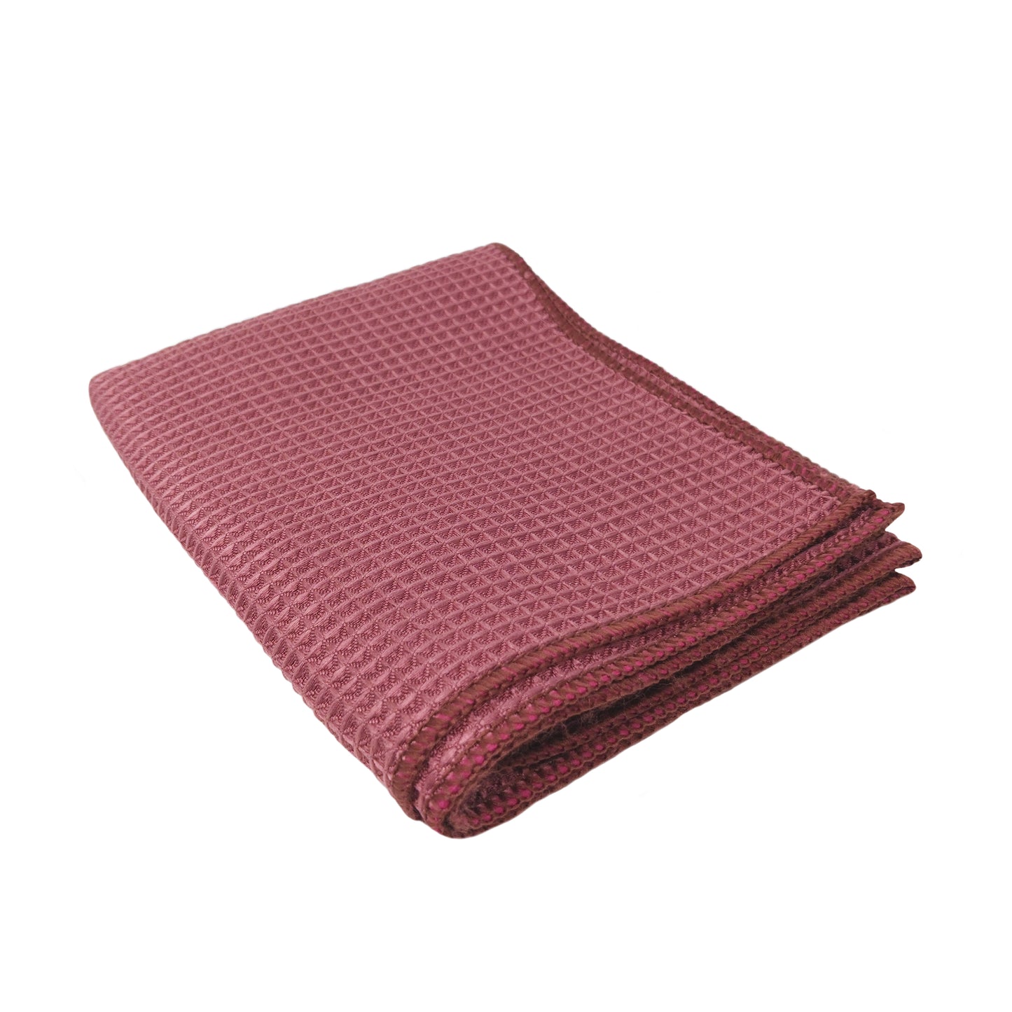 Microfiber Soft Waffle Textured Cloth (Red 15 x 25)