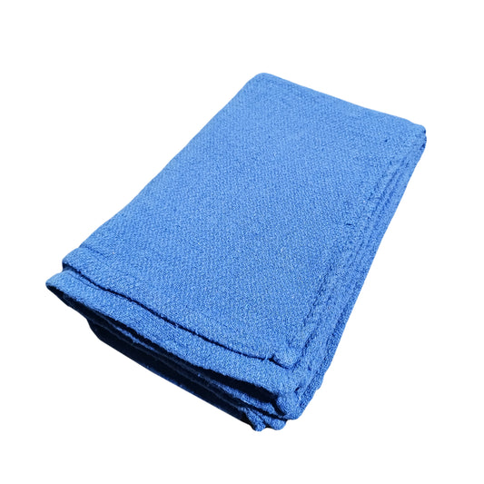 New Pre Washed Blue Huck Towel
