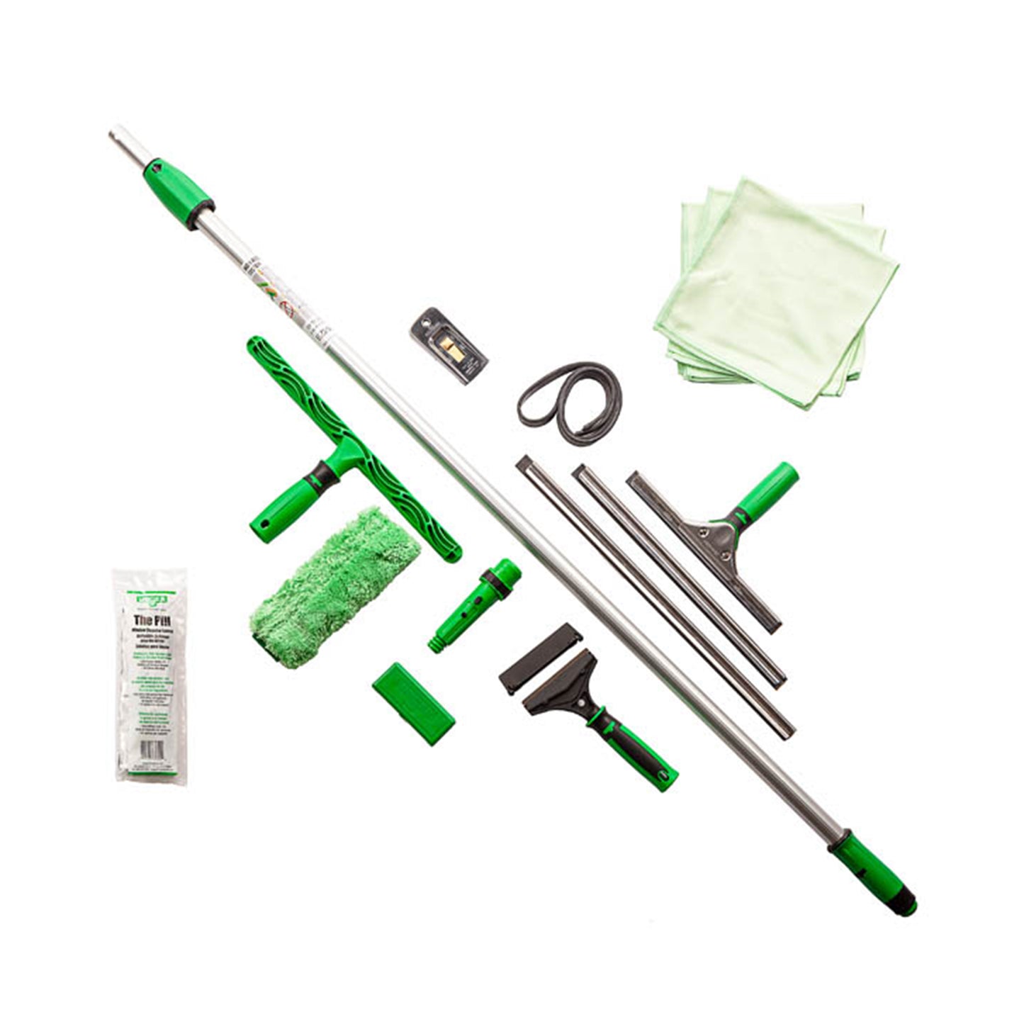 Unger ErgoTec Professional Window Cleaning Kit with Carrying Case