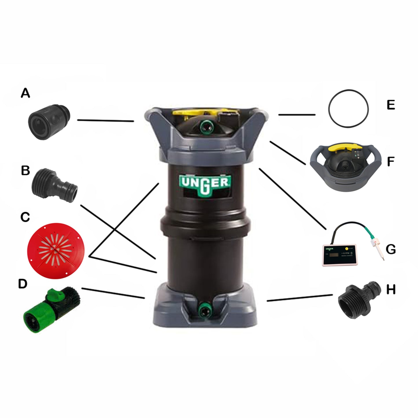 Unger nLite HydroPower Parts