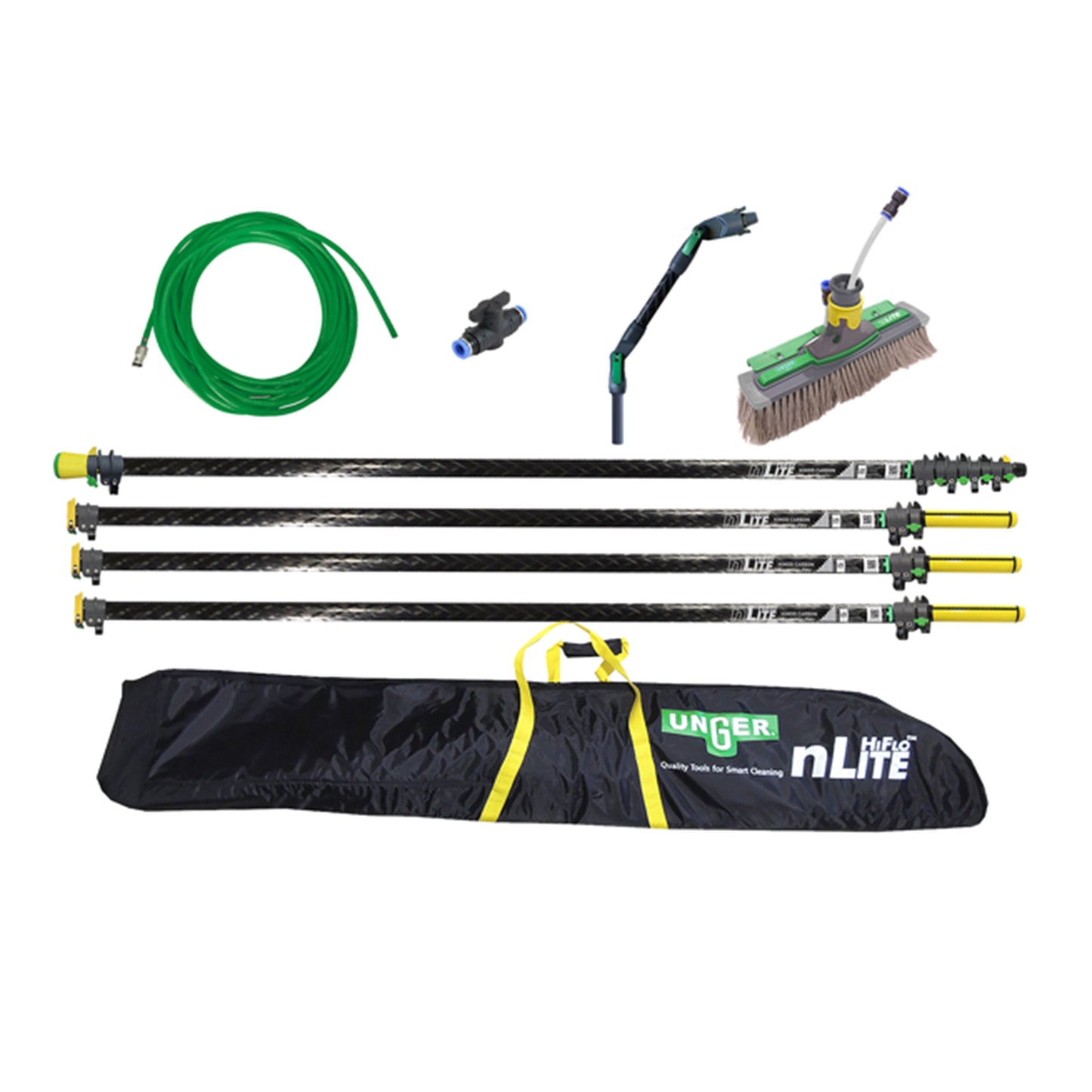 Unger HiFlo nLite HiMod 55 Foot Waterfed Pole Kit