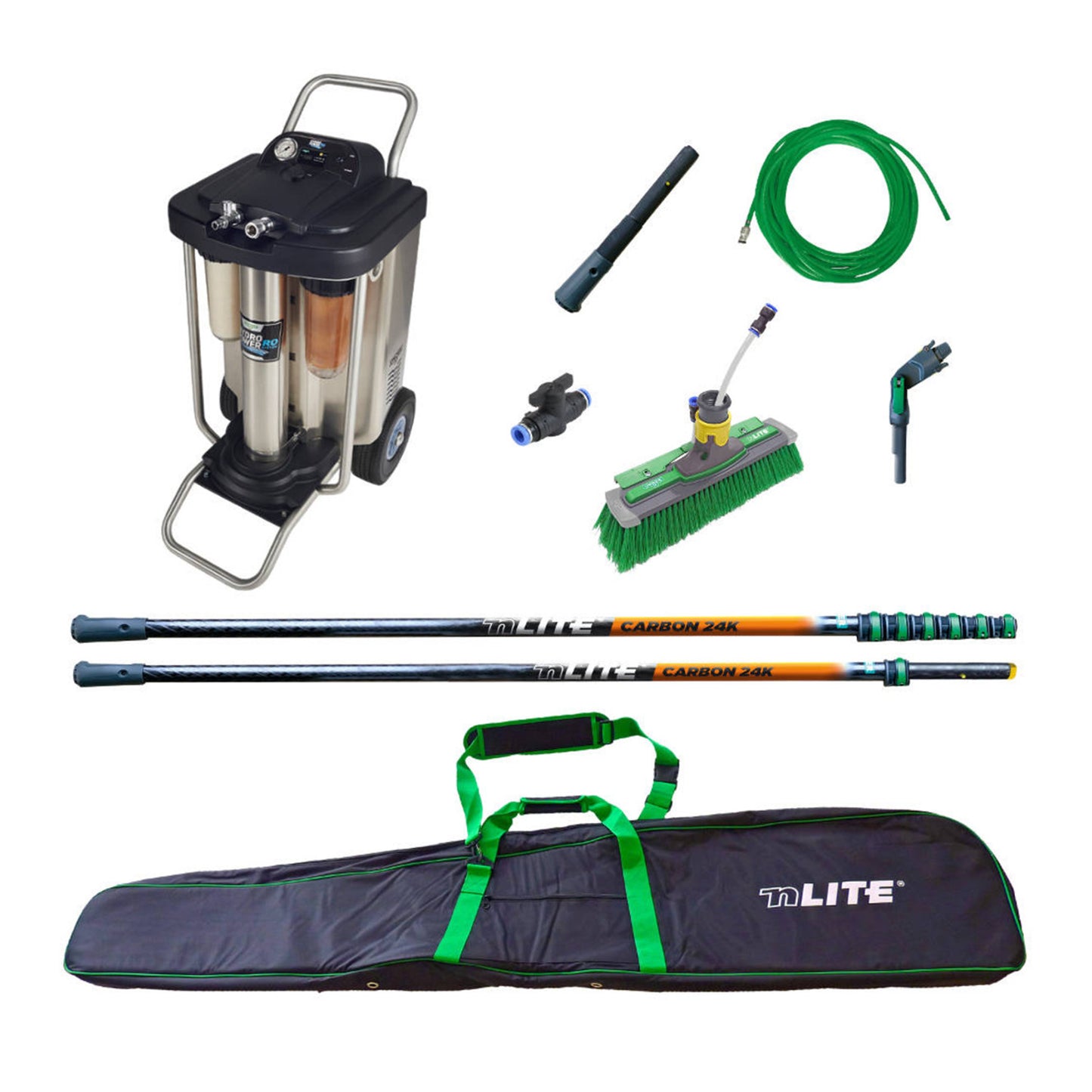 Unger HydroPower  RO Carbon 24K Complete Ultimate Pure Water Kit, 39 Foot