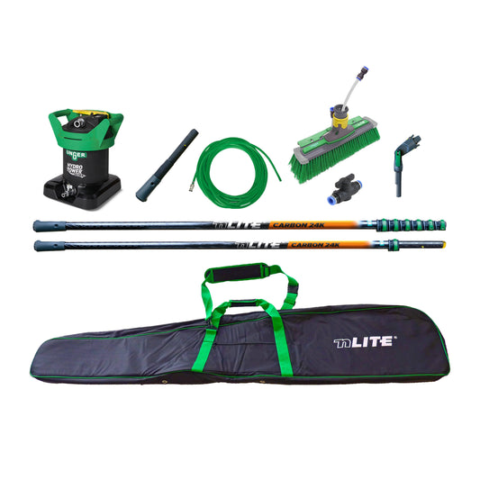 Unger HydroPower  Carbon 24K Complete Advanced Pure Water Kit, 39 Foot