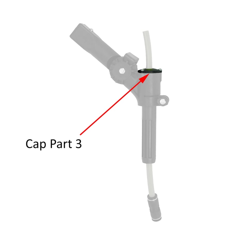 Parts for ON/Off gooseneck valve QuicK-LoQ Gooseneck Valve - Cap Part 3