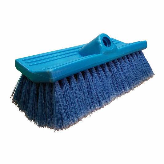10 Inch Bi-Level Soft Bristle Brush (Blue)