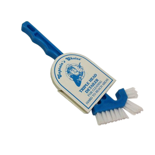 Triple-head Detail Scrub Brush