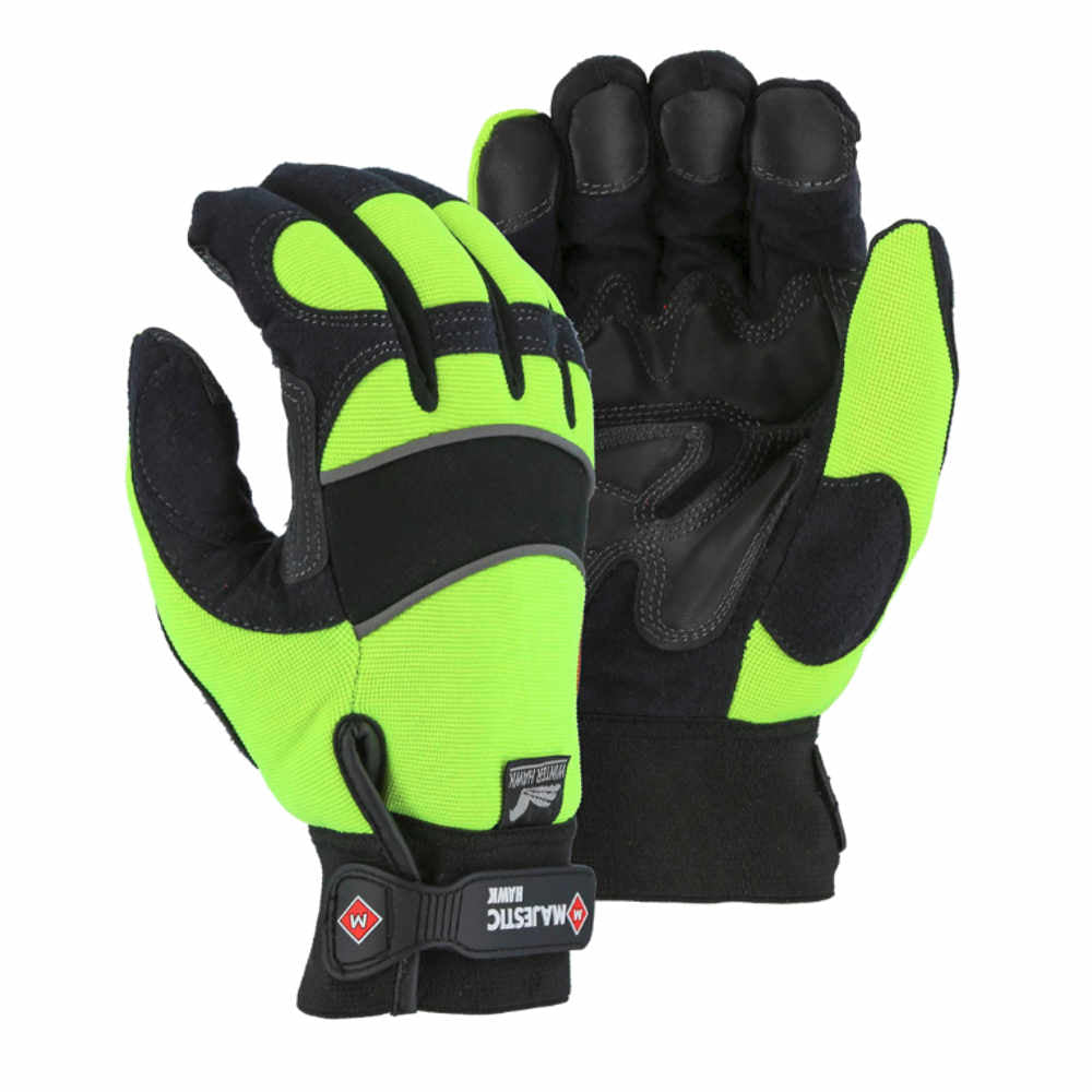 Window Cleaning Supplies | Winterhawk Yellow Gloves | Detroit Sponge Extra Large