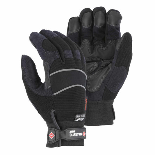 Winterhawk Black Waterproof Winter Gloves