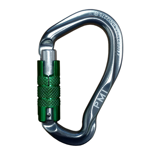 PMI Paragon Auto-Lock Silver Aluminum Carabiner